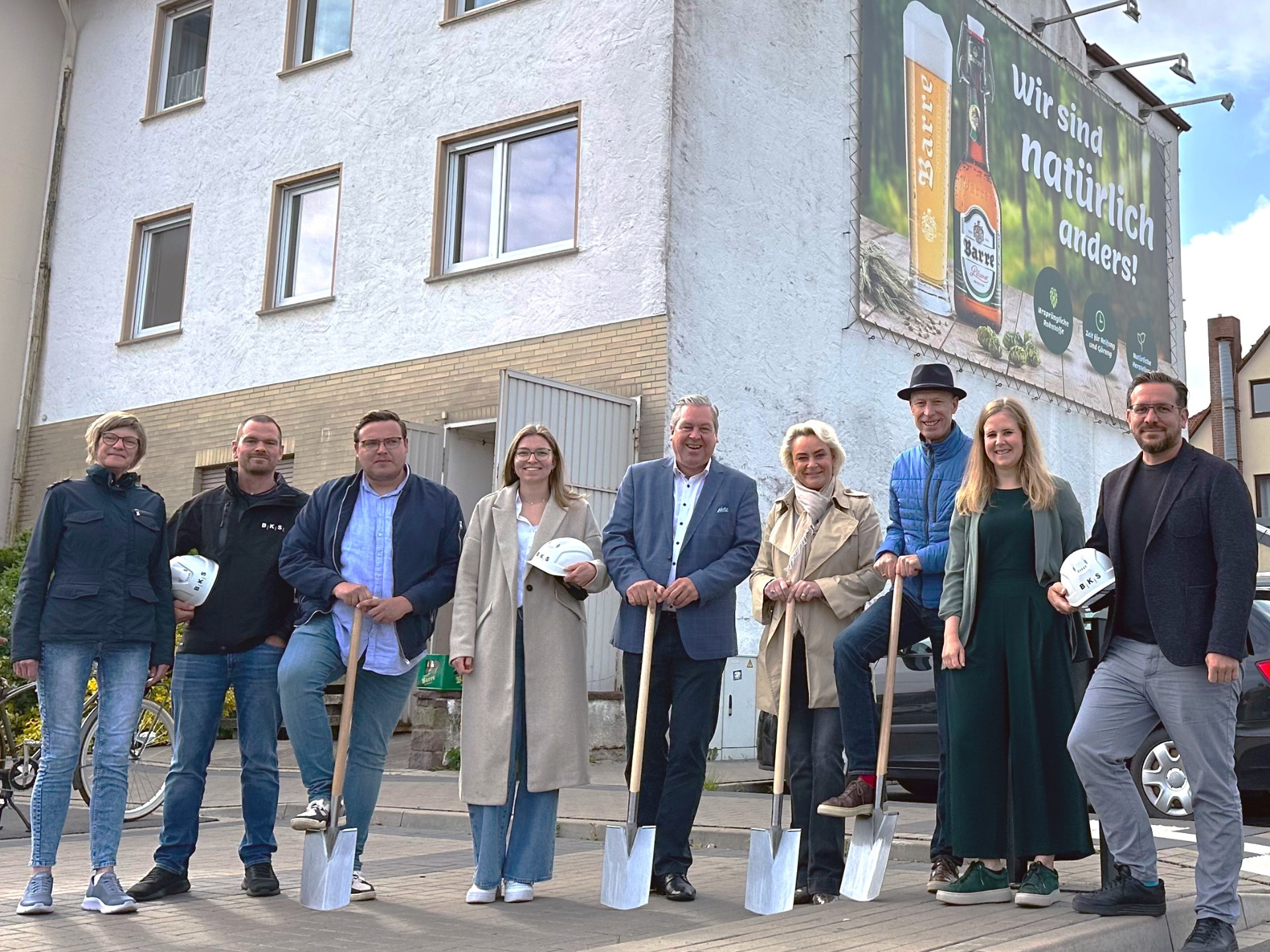 Baustart für unseren Brauereishop in Lübbecke