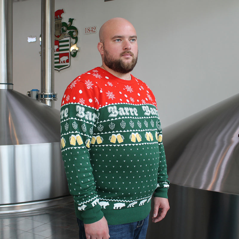 Rot Weihnachtsstrickpulli Herren Weihnachtspullover Rot Roter