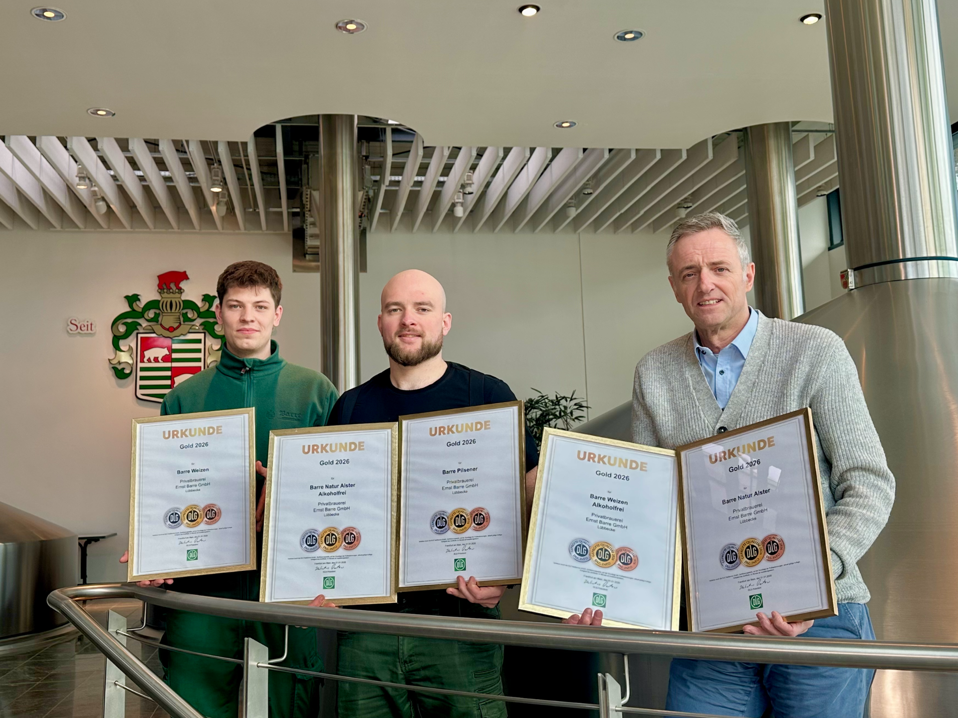 Barre auf DLG-Goldkurs