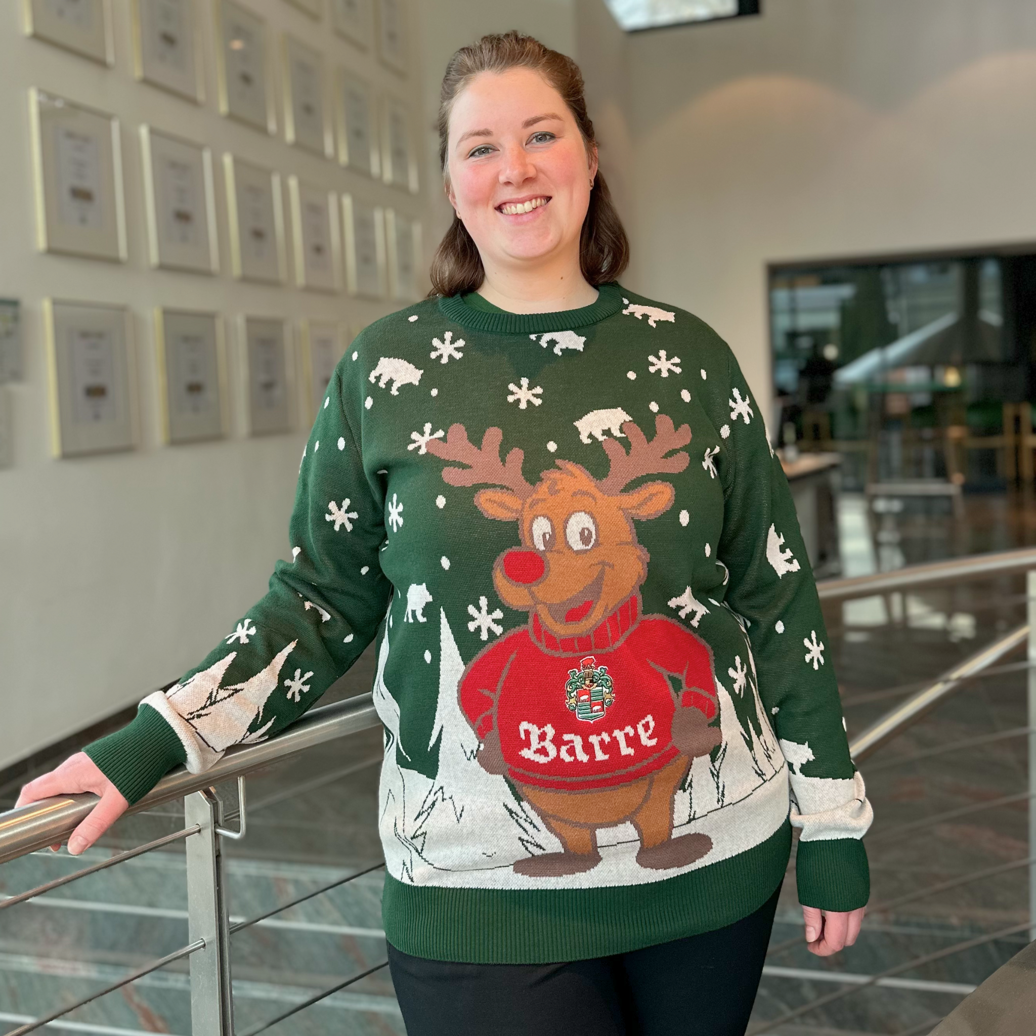 Weihnachtspullover Rentier